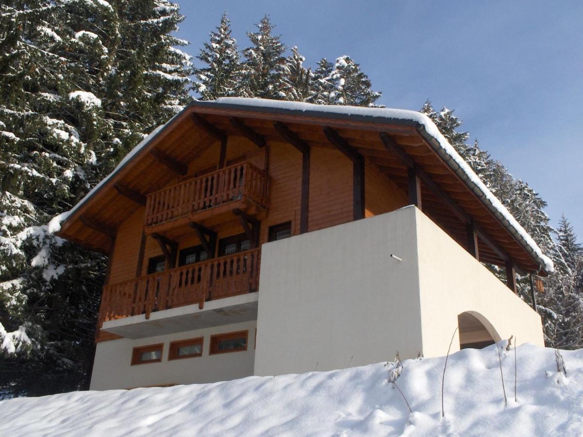 Magnificent Chalet On The Mountain Slopes Les Gets Exterior foto